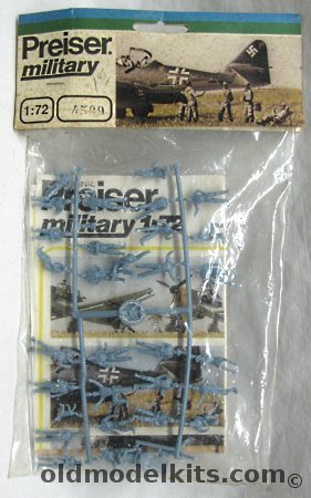Preiser 1/72 Luftwaffe Personnel 1935-45 - Bagged, 4509 plastic model kit